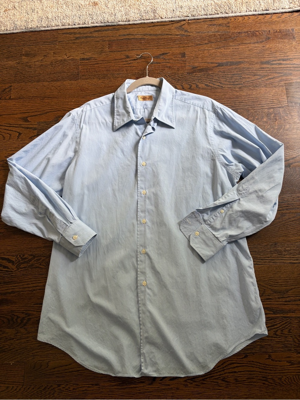Paul Stuart Light Blue Casual Button-Down Shirt